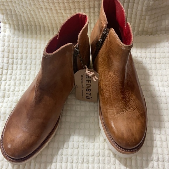 Bed Stu Shoes Bed Stu Lydyi Bootiesleathersize 75 Nwttan Rustic